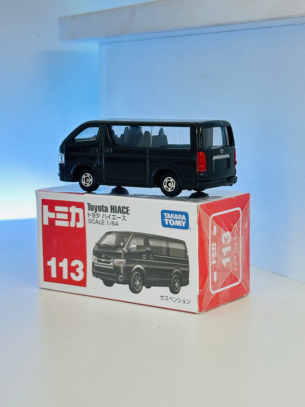 Takara Tomy Tomica 113 Toyota Hiace Die-cast Vehicle (1:64, Black)