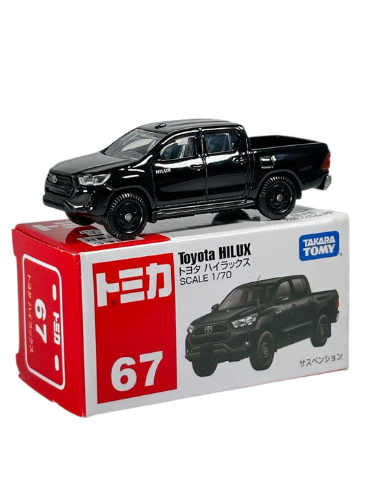 Takara Tomy Tomica 67 Toyota Hilux 1:70 Black Diecast Model
