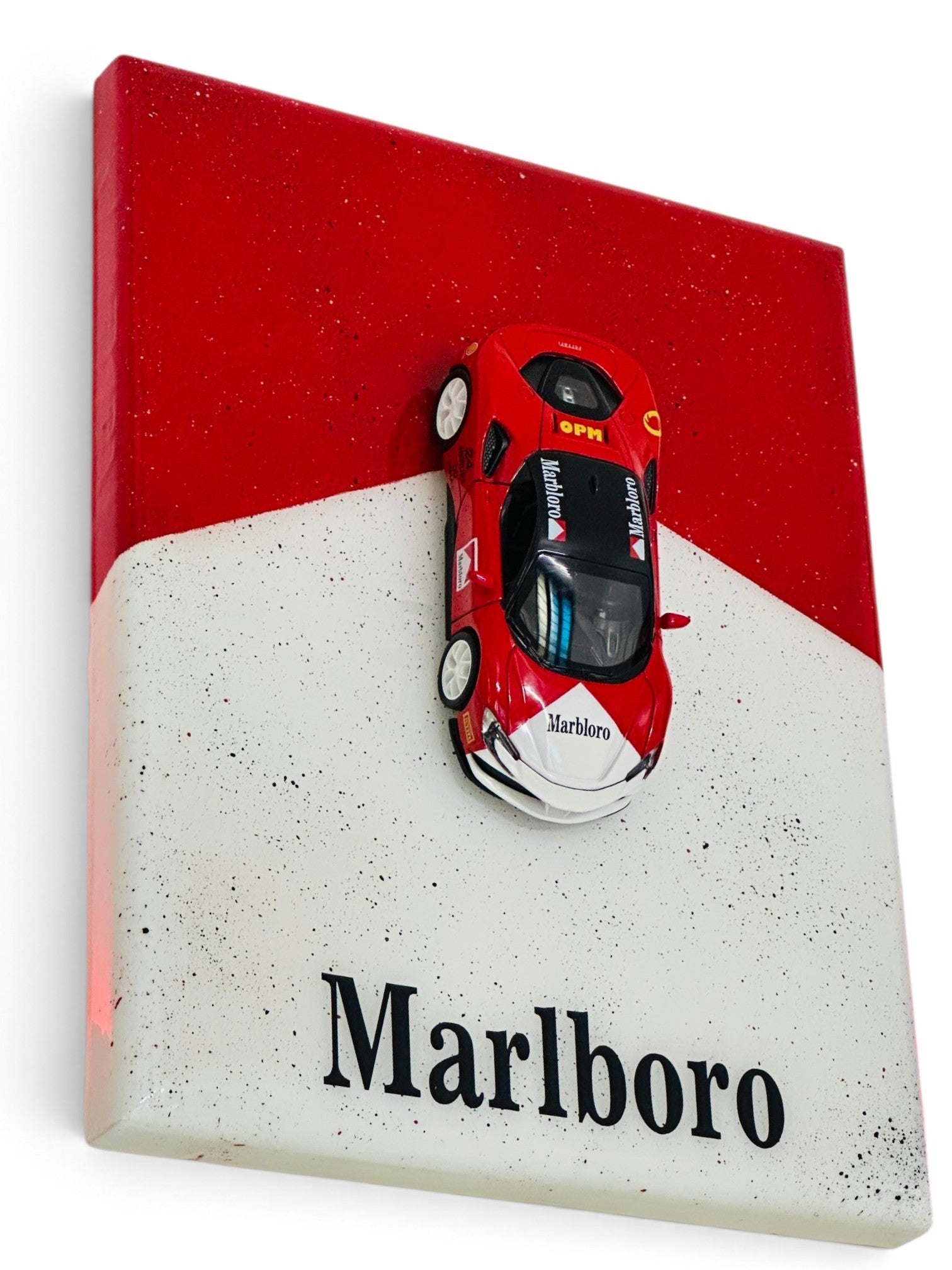 マルボロ　ディスプレイ Marlboro Racing 1:32 Scale Diecast Model Car Display Frame