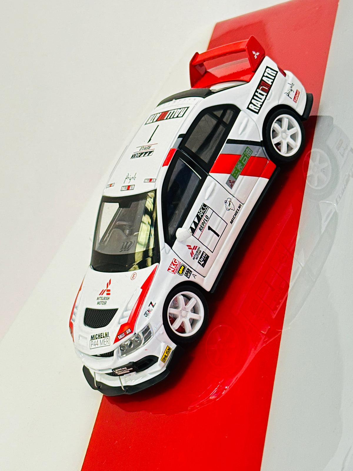 Premium Mitsubishi Evolution diecast frame 10×13 inches