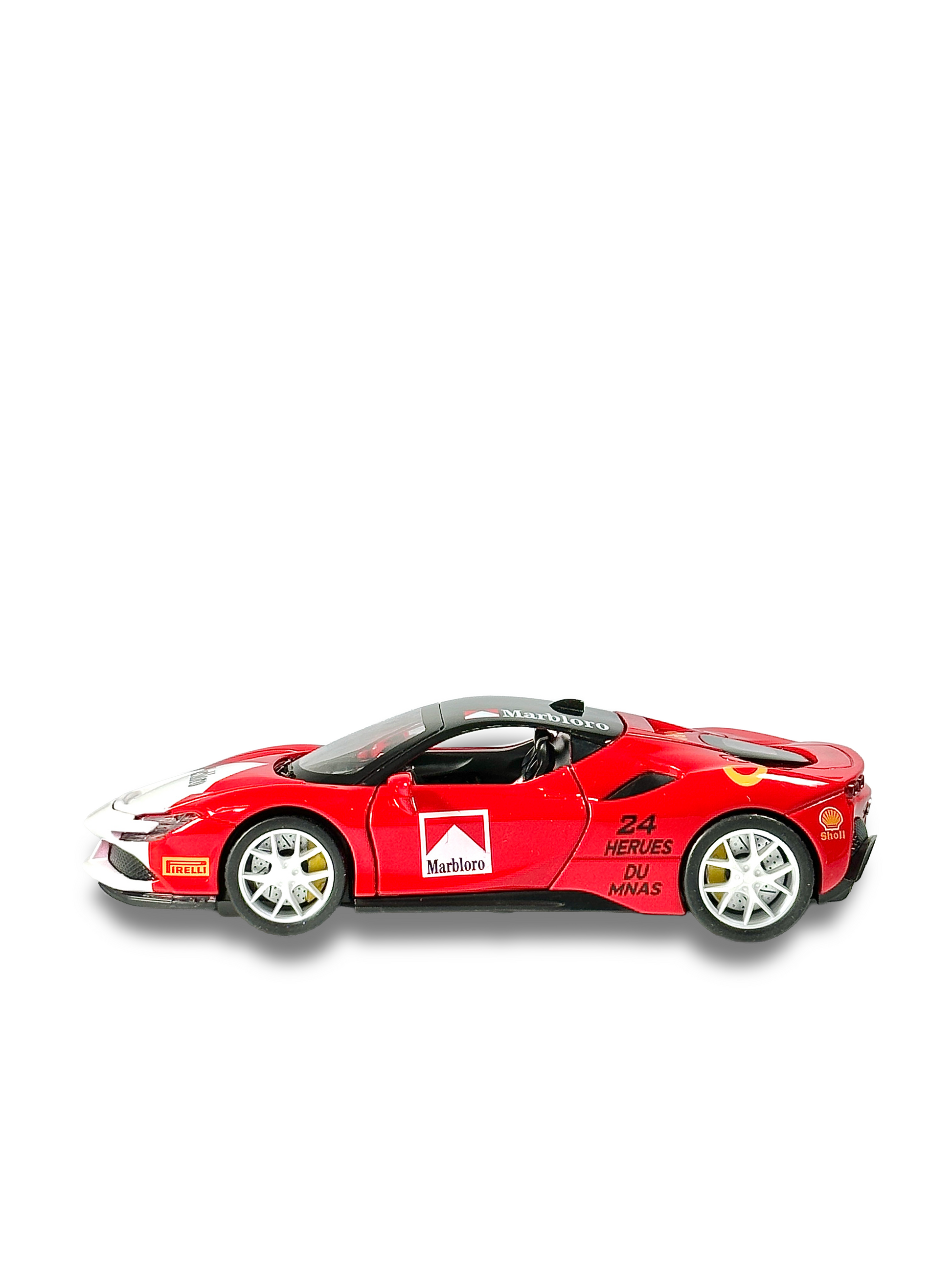 Ferrari SF90 collectible diecast car with endurance racing inspired livery